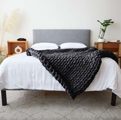 The Serenity Hand-Knit Weighted Blanket