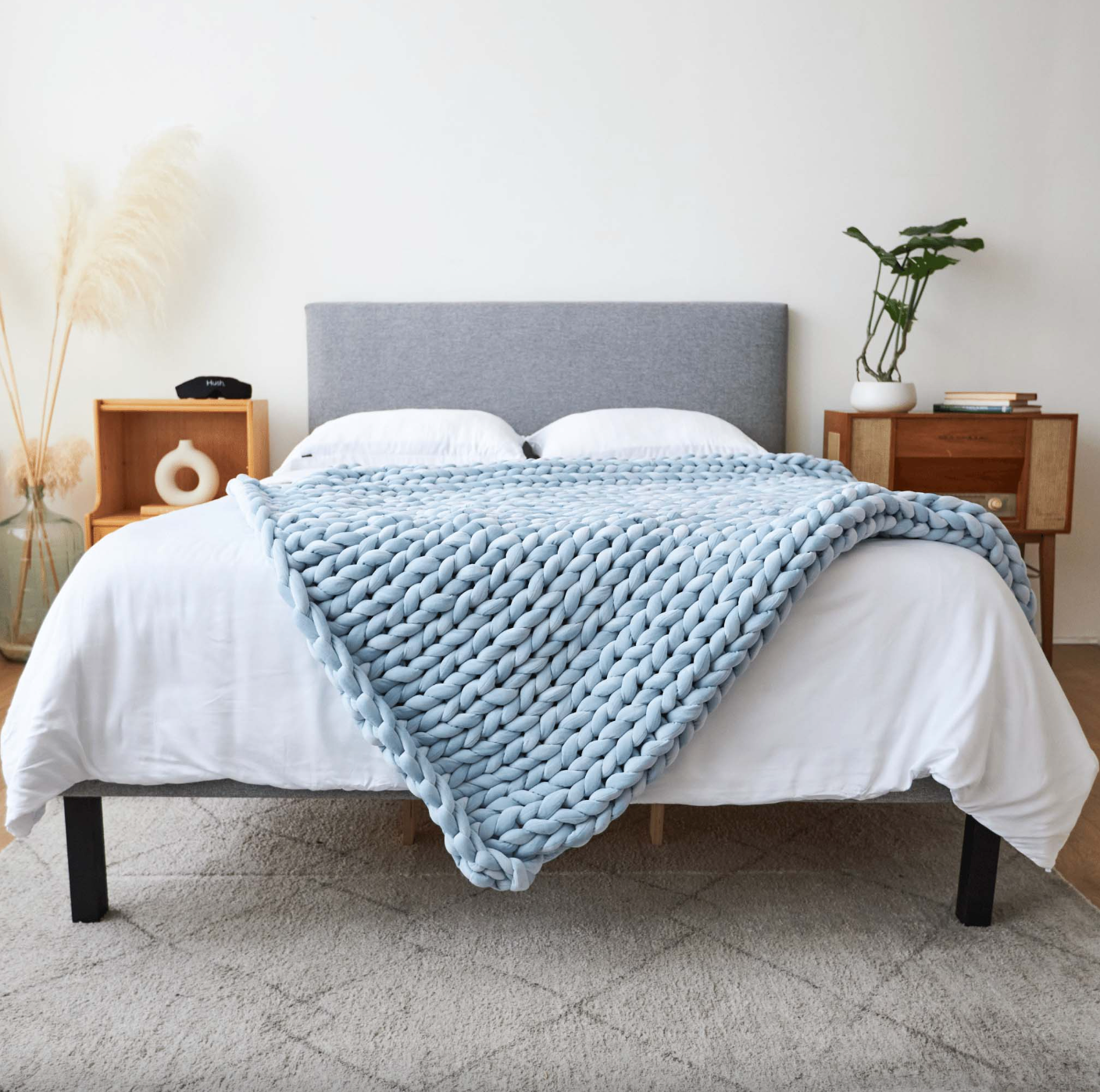 The Serenity Hand-Knit Weighted Blanket